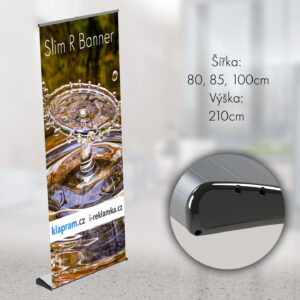 Roll up Slim R Banner